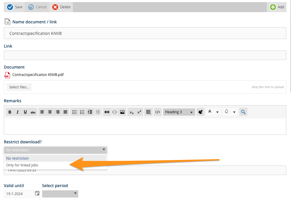 How to Restrict Download Help Comm ant